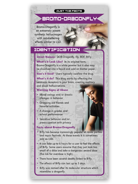 Just the Facts Rack Card: Bromo-Dragonfly