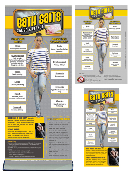 C&E Bath Salts Prevention Retractable Banner Package
