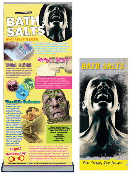 Bath Salts Prevention Retractable Banner Package