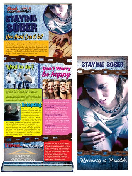 Break the Cycle: Staying Sober Retractable Banner Package